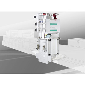 The RHINO S with its 30‘000 strokes per hour is fully capable of operating in-line to printing presses dedicated to labels of high degree of embellishment