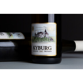 Riesling Kyburg: a elegant, traditional and exclusive wine label, made on Pantec RHINO E